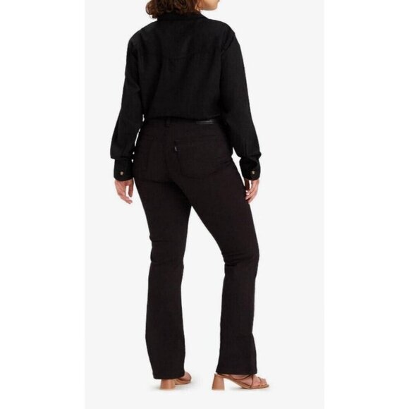 NWT Levi's 725 High Rise Bootcut Black Hypersoft Stretch Jeans - Picture 2 of 14